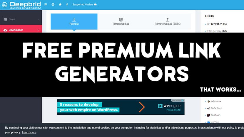 keep2share premium link generator